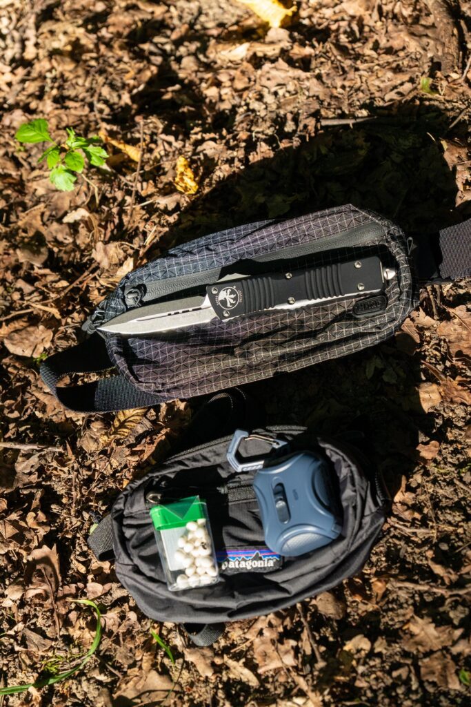 M-Tac Nerka Fanny Bag Black - widok z przodu