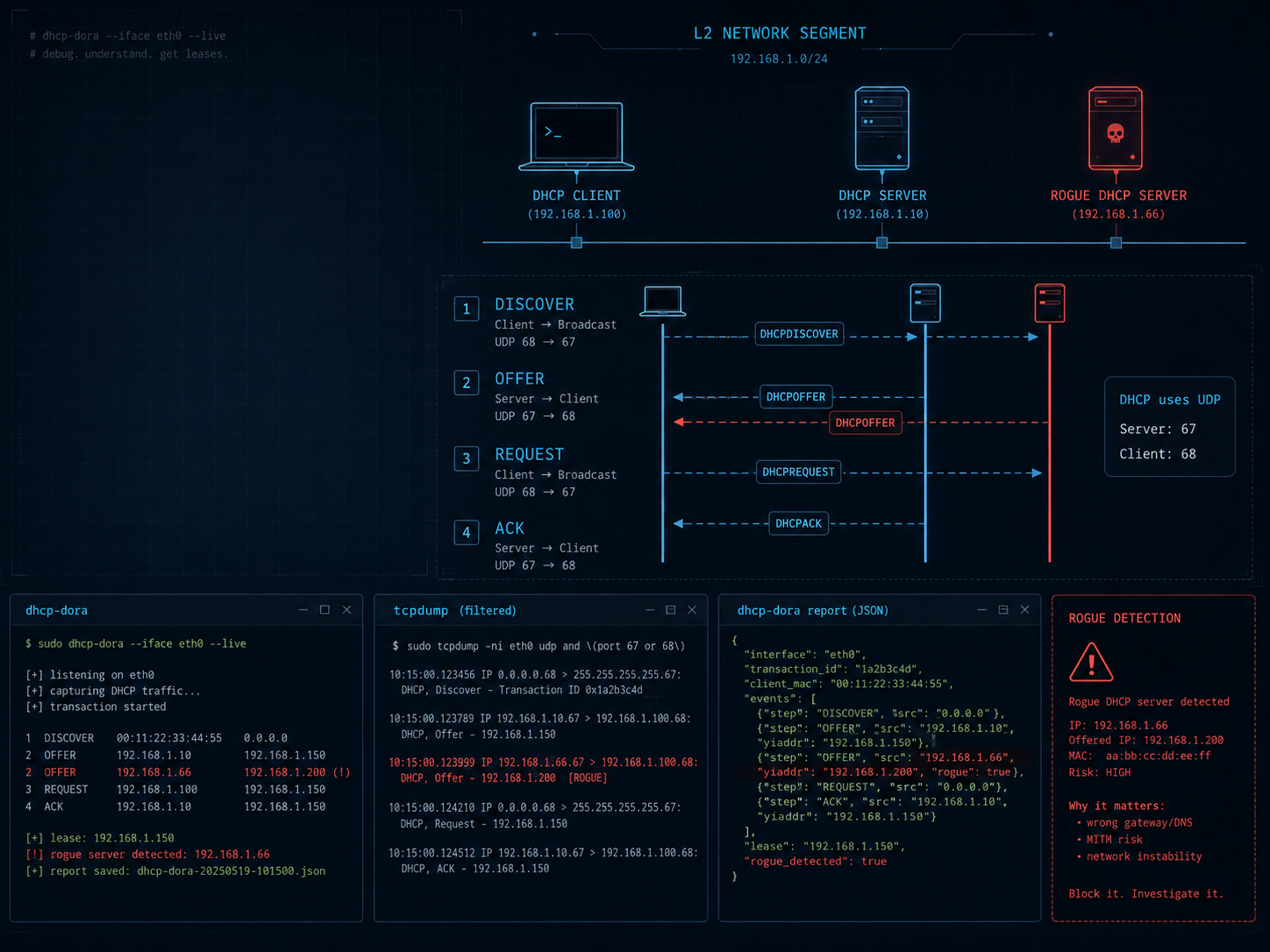 DHCP nie działa? Zamiast zgadywać, przejdź przez DORA